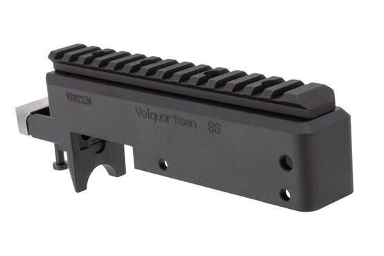 Volquartsen ruger 10-22 receiver features a picatinny top rail